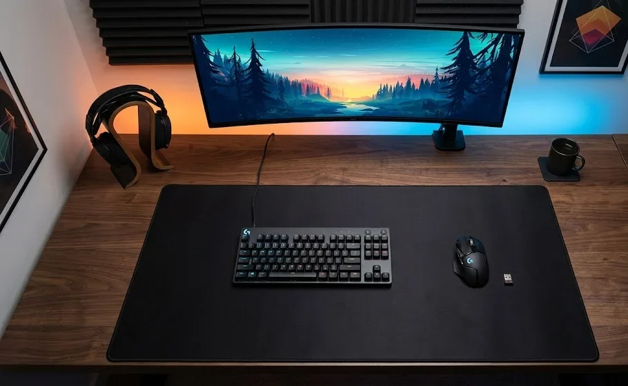 Büyük mousepad desk pad avantajları 2026 masa için doğru boyut rehberi