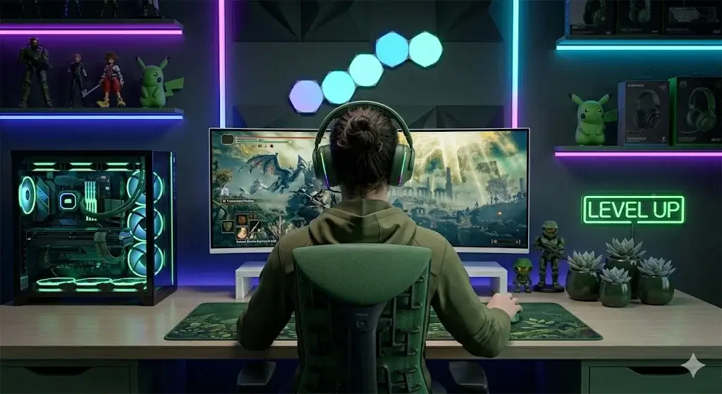Yeşil mousepad rehberi — hangi yeşil ton setup'ınıza uyar