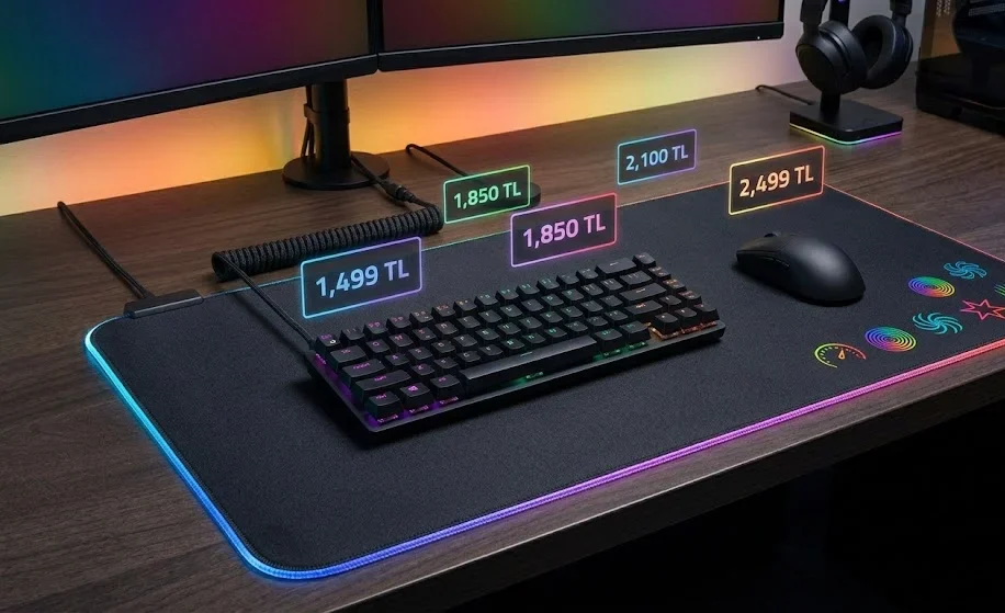 rgb mousepad fiyatları